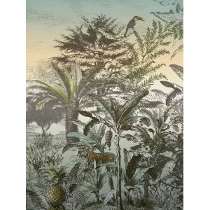 Eijffinger|Wandbild afrikanische Landschaft mit Fauna|Wandbild 2