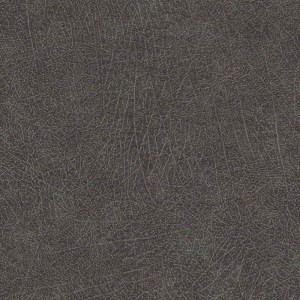 Elitis|Luxus-Tapete mit Ponyfell in Grau und Schwarz|Lederimitat