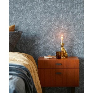 Casadeco|Modern brown interwoven leather effect wallpaper|Skin Imitation 2