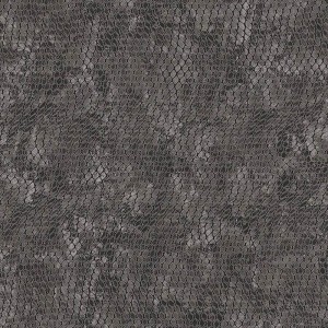 Khroma|Papier peint floral bleu et doré éclat sur fond noir|Papier Peint
