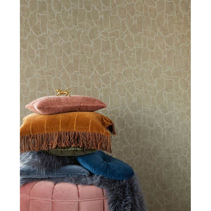 Eijffinger|Grey-green giraffe skin wallpaper|Skin Imitation