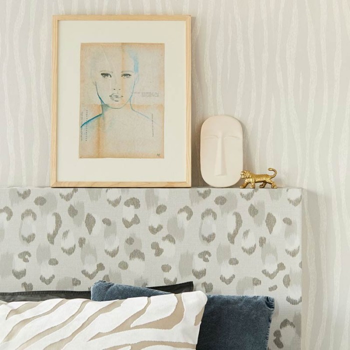 Eijffinger|Papier peint imitation peau de léopard blanc crème élégant|Imitation Peau