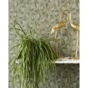 Eijffinger|Modern green leopard skin wallpaper|Skin Imitation