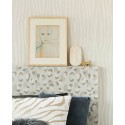 Eijffinger|Cream white zebra skin wallpaper|Skin Imitation