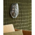 Eijffinger|Velvet green crocodile skin wallpaper|Skin Imitation