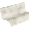 Papeldecor|Moderner und eleganter floraler Tapete in Grautönen|Tapeten