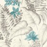 Papeldecor|Wallpaper exotic large leaf floral|Wallpaper
