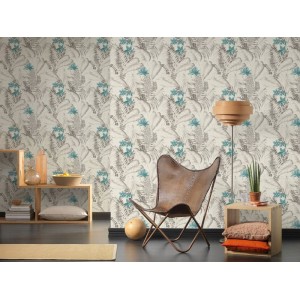 Casamance|Papier peint lin rose poudré|Papier Peint 2