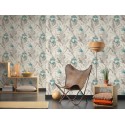 Papeldecor|Wallpaper exotic large leaf floral|Wallpaper