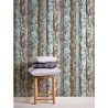 As Creation|Papier Peint bois ancien et motifs floraux|Papier Peint