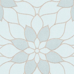 Casamance|Papier peint moderne cercles entrelacés beige|Papier Peint