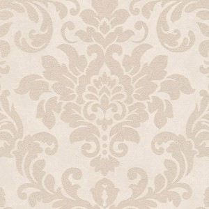 Papeldecor|Tapete ethnisches arabesken metallisches Grau|Tapeten