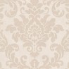 As Creation|Papier Peint damas blanc et beige moderne metazalido|Papier Peint