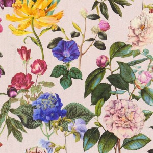 Grandeco|Wiesenblumen blau Tapete|Tapeten