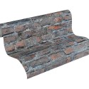 Papeldecor|Wallpaper aged dark grey brick|Brick Imitation