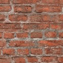 Papeldecor|Papel pintado ladrillo rojo rústico|Imitacion Ladrillo