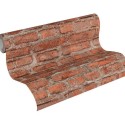 Papeldecor|Papier Peint brique rouge rustique|Imitation Brique