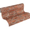 Papeldecor|Papier Peint brique rouge rustique|Imitation Brique