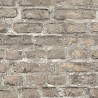 Papeldecor|Papier Peint brique grise vieillie|Imitation Brique
