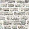 Papeldecor|Wallpaper gray stone rustic style|Stone Imitation
