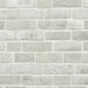 Papeldecor|Papier Peint brique gris clair maçonnerie|Imitation Brique