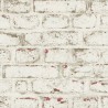 Papeldecor|Wallpaper white industrial brick|Brick Imitation