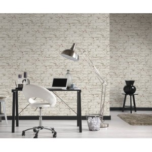 As Creation|Wallpaper gray plaster effect|Factory Style 2