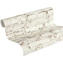 Papeldecor|Wallpaper white industrial brick|Brick Imitation