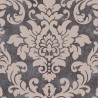 Papeldecor|Tapete modernes schwarzes Damast Metazalido|Tapeten