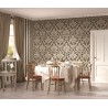 Papeldecor|Tapete modernes schwarzes Damast Metazalido|Tapeten