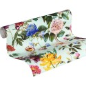 Papeldecor|Tapete himmelblau mit bunten Blumen|Tapeten