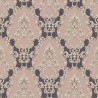 Papeldecor|Brown damask wallpaper classic style|Clearance