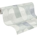 Papeldecor|Papier Peint style moderne cercles tons neutres|Papier Peint