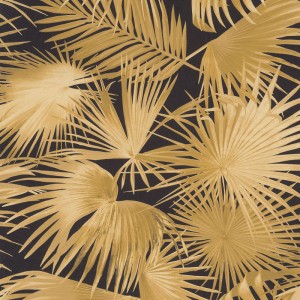 Caselio|Modern bedroom wallpaper, metallic green and gold|Wallpaper