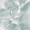Khroma|Papel Pintado tropical hojas de palmeras verdes con un sutil y moderno brillo|Papel Pintado