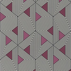 Papeldecor|Kleine Rautentapete ethnischer moderner Stil Ocker und Braun|Tapeten