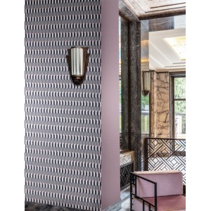 Papeldecor|Japanese wallpaper cherry blossom branches in grey and pink|Wallpaper 2