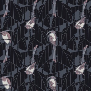 Casamance|Leinentapete eisgrau|Tapeten