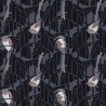 Khroma|Papier peint oiseaux et géométrie style Art déco noir et gris|Papier Peint