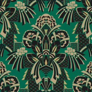 Papeldecor|Light grey geometric textile-effect wallpaper|Wallpaper