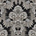 Khroma|Papel Pintado damasco estilo contemporáneo con un aire de art-deco|Papel Pintado