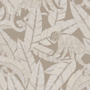 Papeldecor|Papier Peint marbre noir beige veiné|Papier Peint