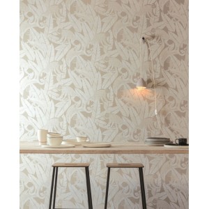 Papeldecor|Papier Peint marbre noir beige veiné|Papier Peint 2
