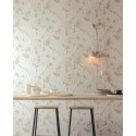 Khroma|Papel Pintado estilo africano con monos y hojas de platanero|Papel Pintado