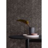 Khroma|Papier peint ethnique effet raphia ou osier décoratif brun|Papier Peint