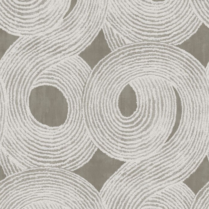 Khroma|Papel Pintado patrón moderno con grandes ondas blancas|Papel Pintado