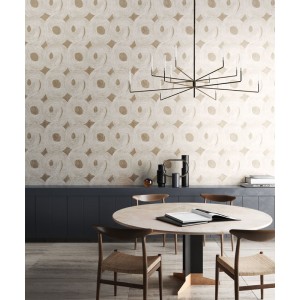 Papeldecor|Geometric wicker-effect wallpaper|Wallpaper 2