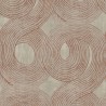 Khroma|Papel Pintado patrones con formas de onda color piedra y cobre|Papel Pintado