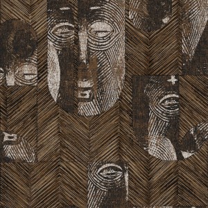 Caselio|Papier peint effet mur gris clair|Papier Peint