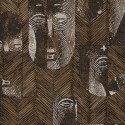 Khroma|Papier peint ethnique moderne masques tribaux africains|Papier Peint